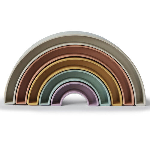 mushie stapeltoren rainbow - tropical | 70.052.01 | 0