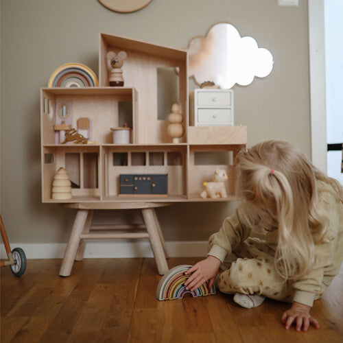 mushie stapeltoren rainbow - tropical | 70.052.01 | 1