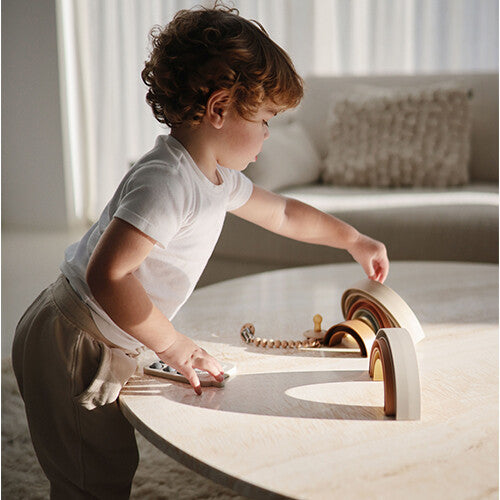 mushie stapeltoren rainbow - tropical | 70.052.01 | 3