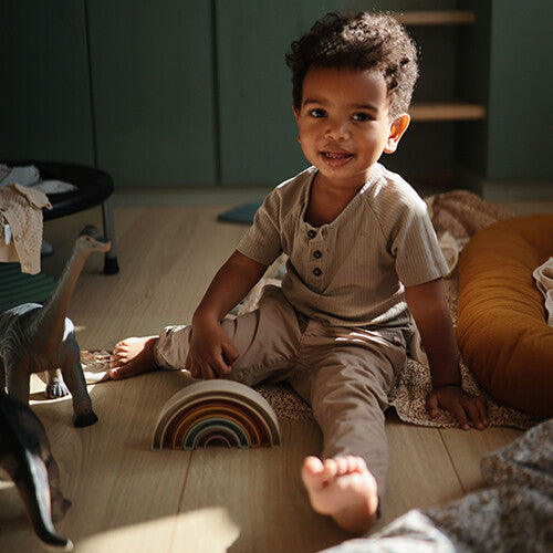 mushie stapeltoren rainbow - tropical | 70.052.01 | 5