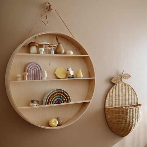 mushie stapeltoren rainbow - tropical | 70.052.01 | 9