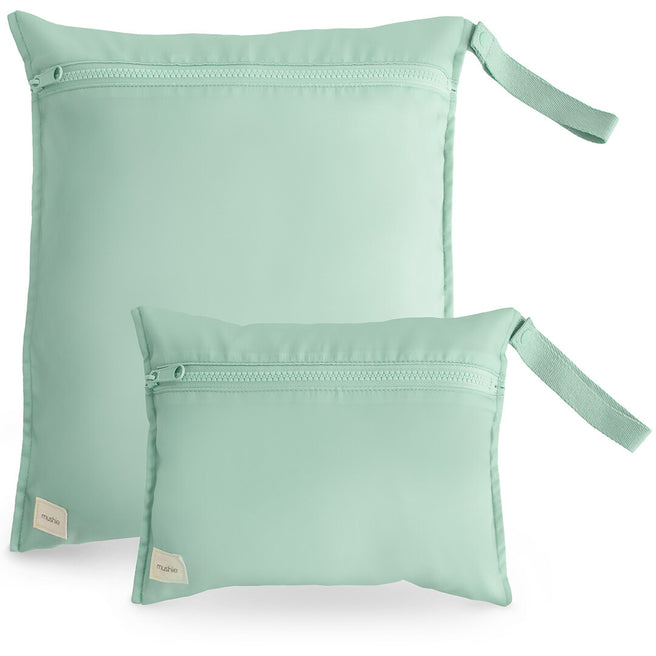 mushie waterproof opbergzak - roman green - 2st | 70.086.03 | 0