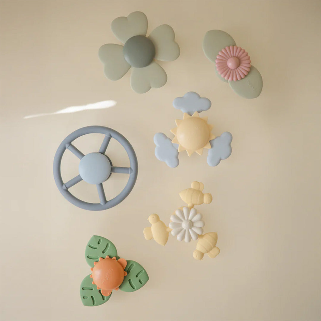 mushie babyspeeltje spinner met zuignap - bee | 70.711.05 | 6