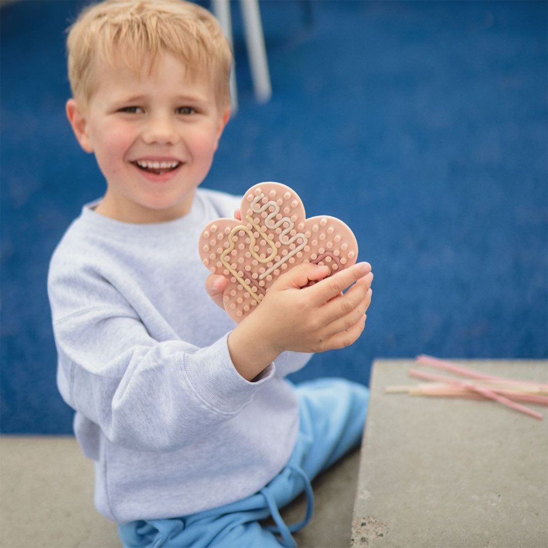 mushie sensorisch speeltje - bloem - 2st | 70.712.62 | 2