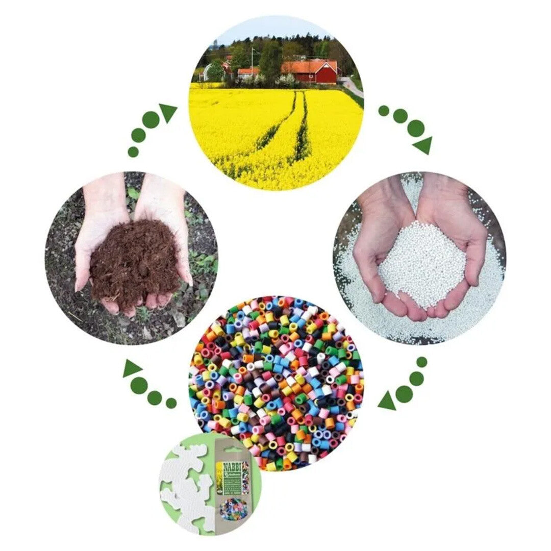 nabbi biobeads® strijkkralen mix - 1000st | 9067710 | 2