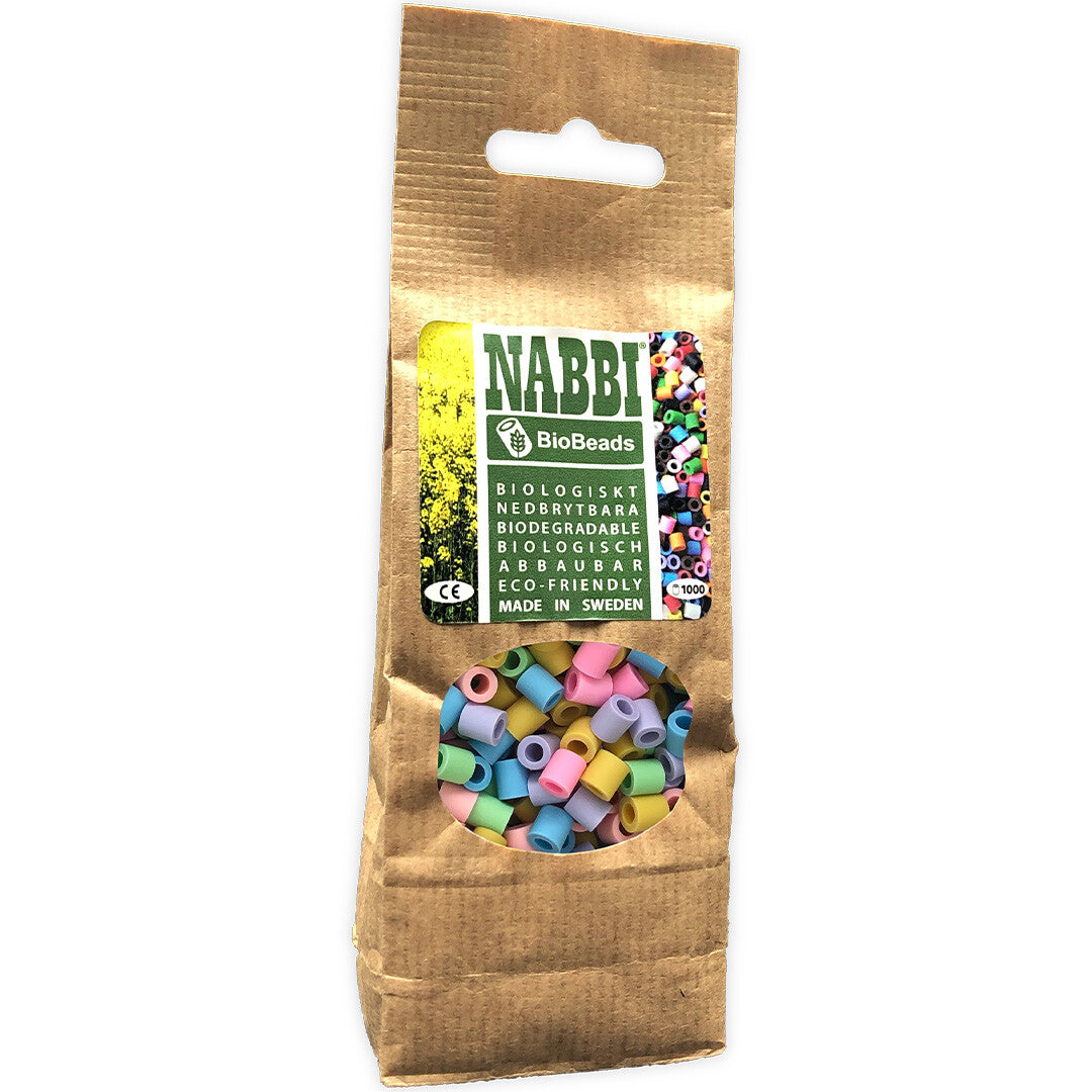 nabbi biobeads® strijkkralen pastel mix - 1000st | 9067651 | 1