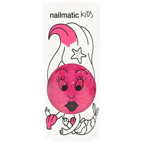 nailmatic kindernagellak op waterbasis - glitter pink  | 102SISSIF | 0