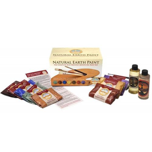 natural earth paint - natuurlijke olieverf complete startset | 181 | 0