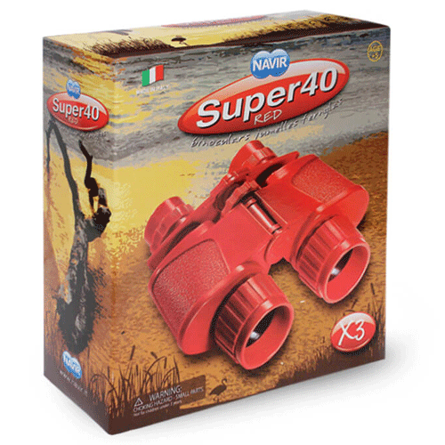 navir verrekijker super 40 rood  | 4410501 | 2