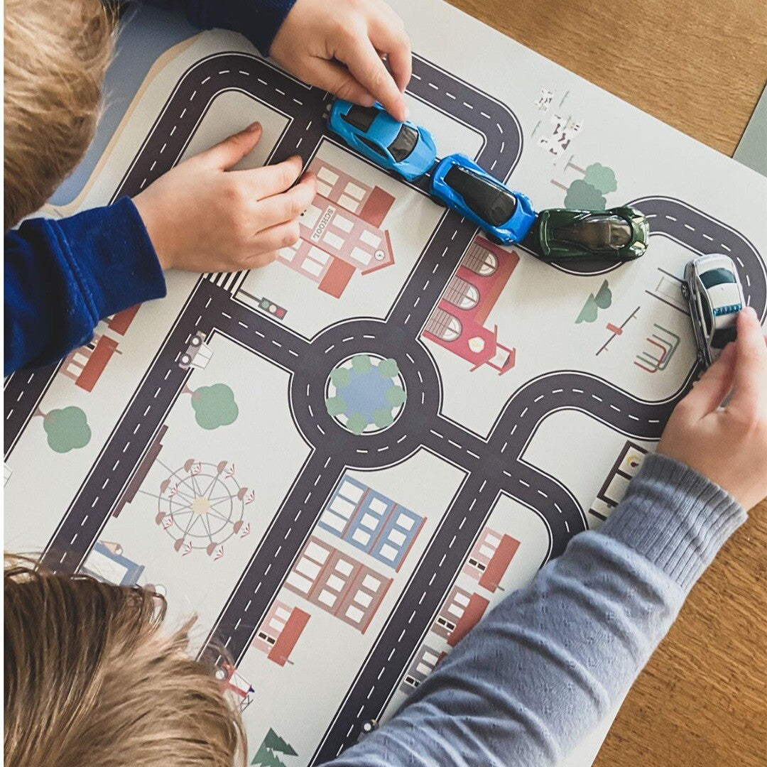 noui noui placemat little village - 55 cm | NN12326 | 2