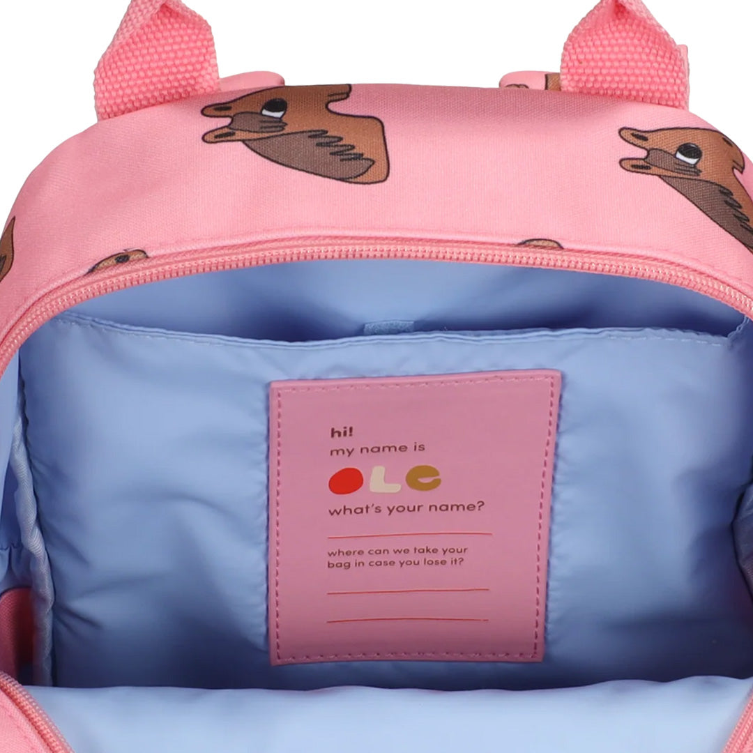 ole sac à dos maternelle charlotte janvier - chevaux - 30 cm