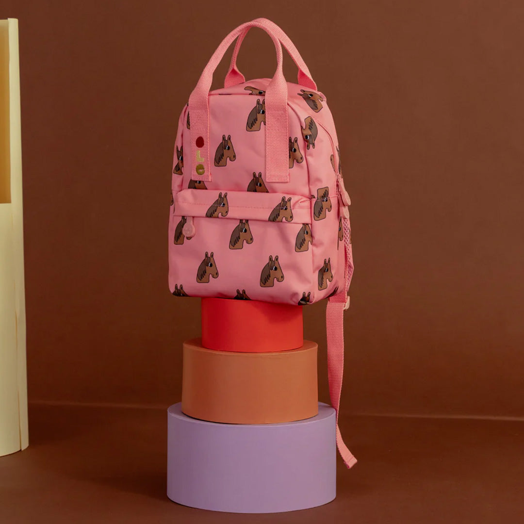 ole sac à dos maternelle charlotte janvier - chevaux - 30 cm