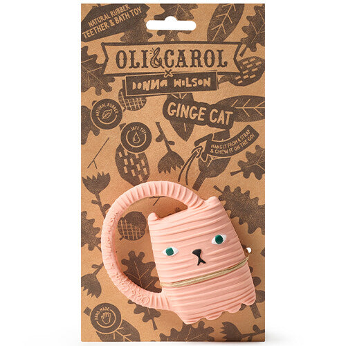 oli & carol bad- & bijtspeelgoed poes ginge | L-DONNA-CAT | 9