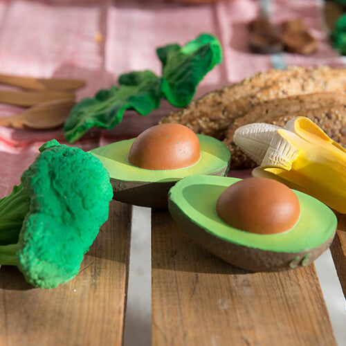 oli & carol bijt- & badspeelgoed avocado | L-AVOCADO-UNIT | 5
