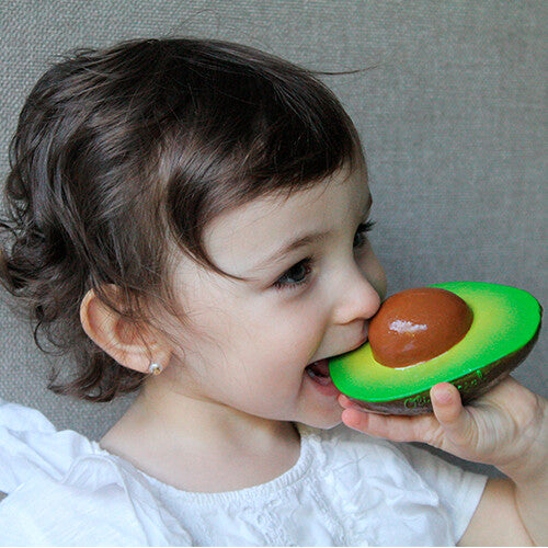 oli & carol bijt- & badspeelgoed avocado | L-AVOCADO-UNIT | 6