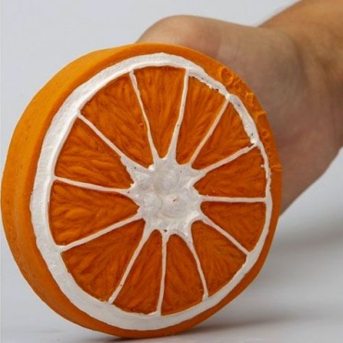 oli & carol bijt- & badspeelgoed sinaasappel | L-C ORANGE | 2