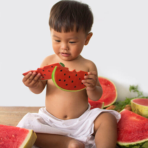 oli & carol bijt- & badspeelgoed watermeloen | L-WATERMELON-UNIT | 10