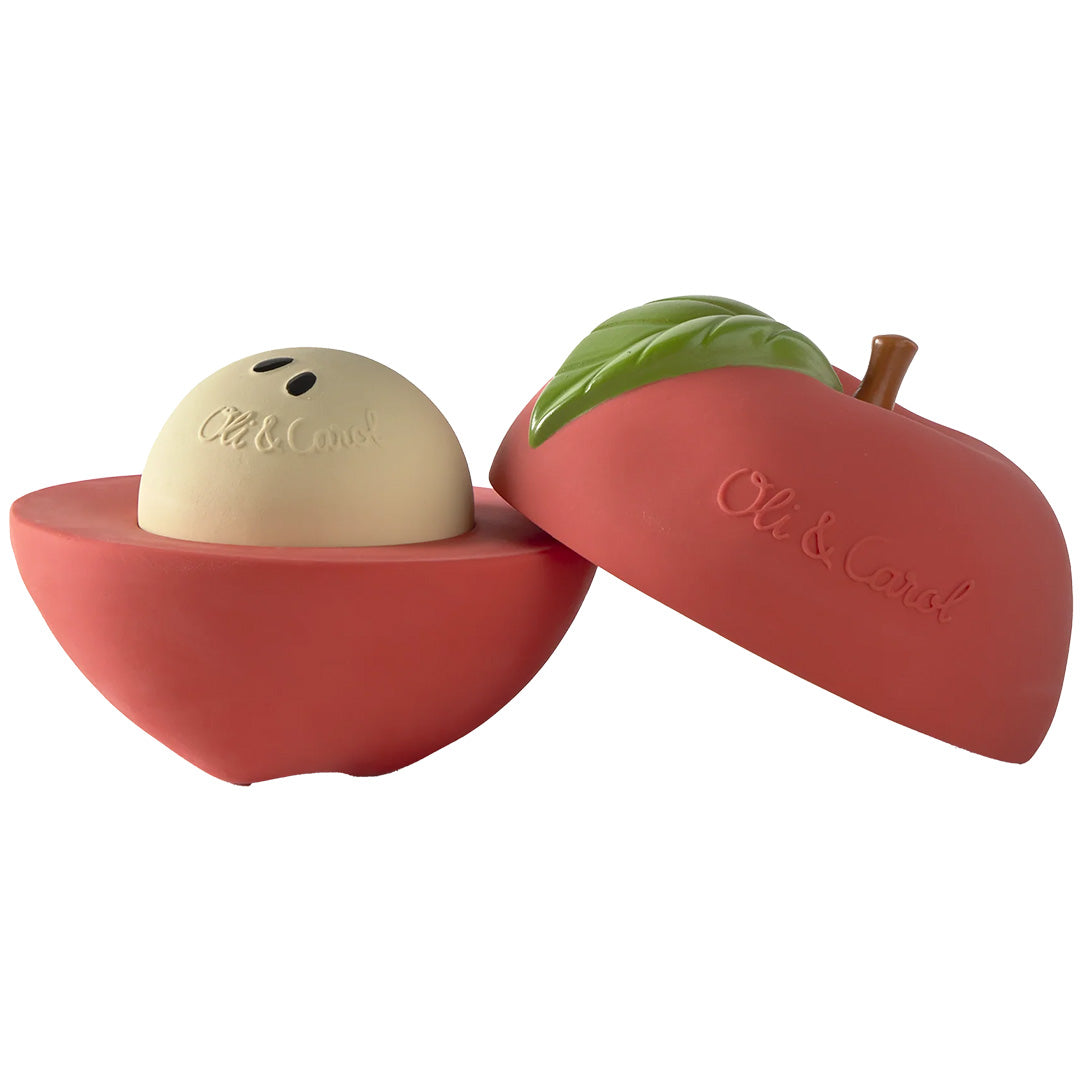 oli & carol 3-in-1 speelbal appel | L-PUZZLE-BOX-APPLE | 1