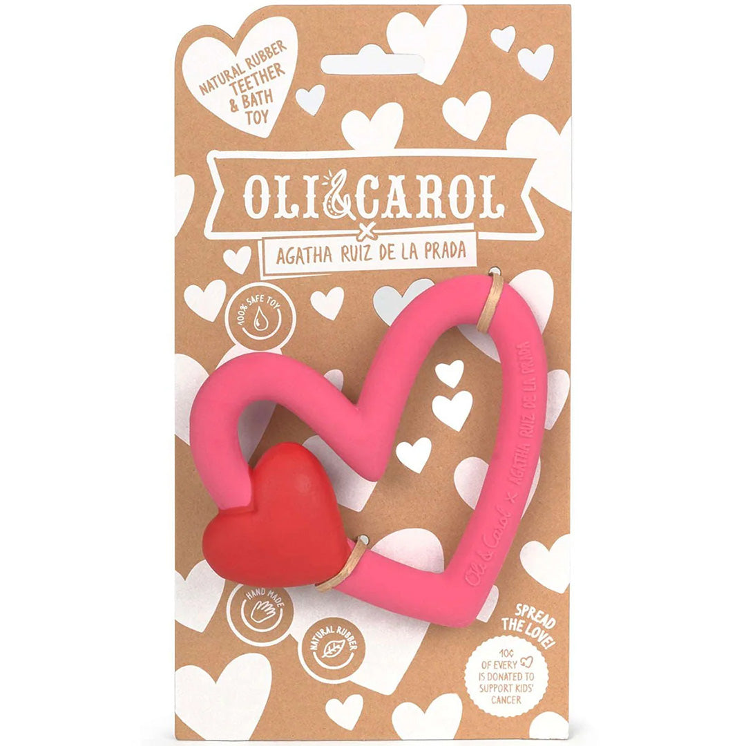 oli & carol bijt- & badspeelgoed hartje | L-AGATHA-HEART | 5
