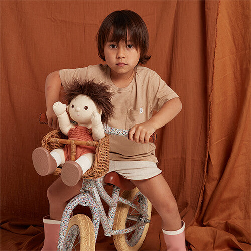 olli ella dinkum dolls poppenfietsmandje bring-me | OEKTOY-DBK-NA-O | 1