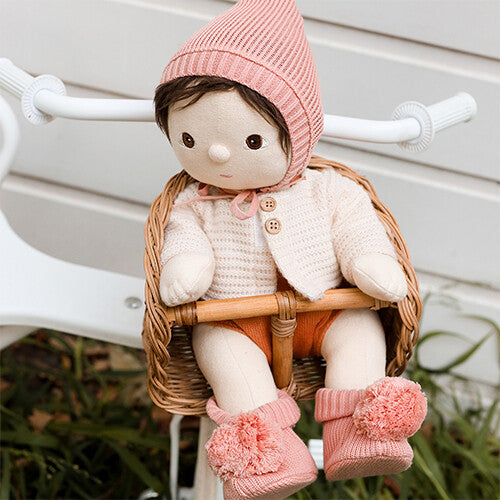 olli ella dinkum dolls poppenfietsmandje bring-me | OEKTOY-DBK-NA-O | 4