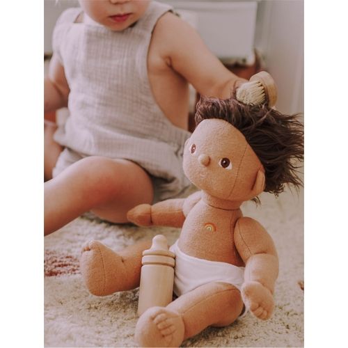 olli ella dinkum dolls poppenhaarborstel | OEKTOY-DKB-NA-O | 6