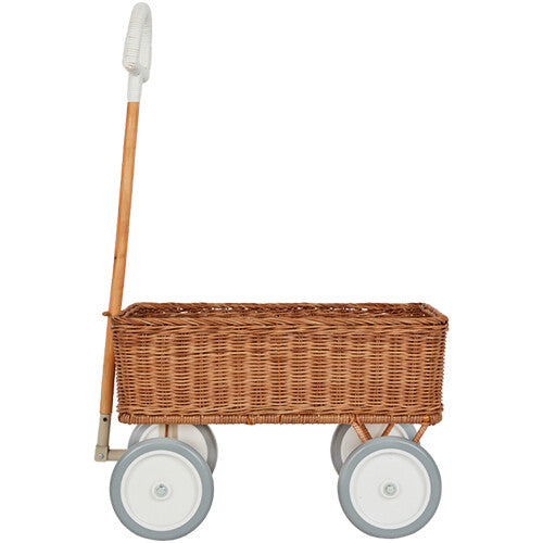 olli ella gevlochten trekwagen wonder wagon - naturel  | OEKTOY-WW-NA-O | 8