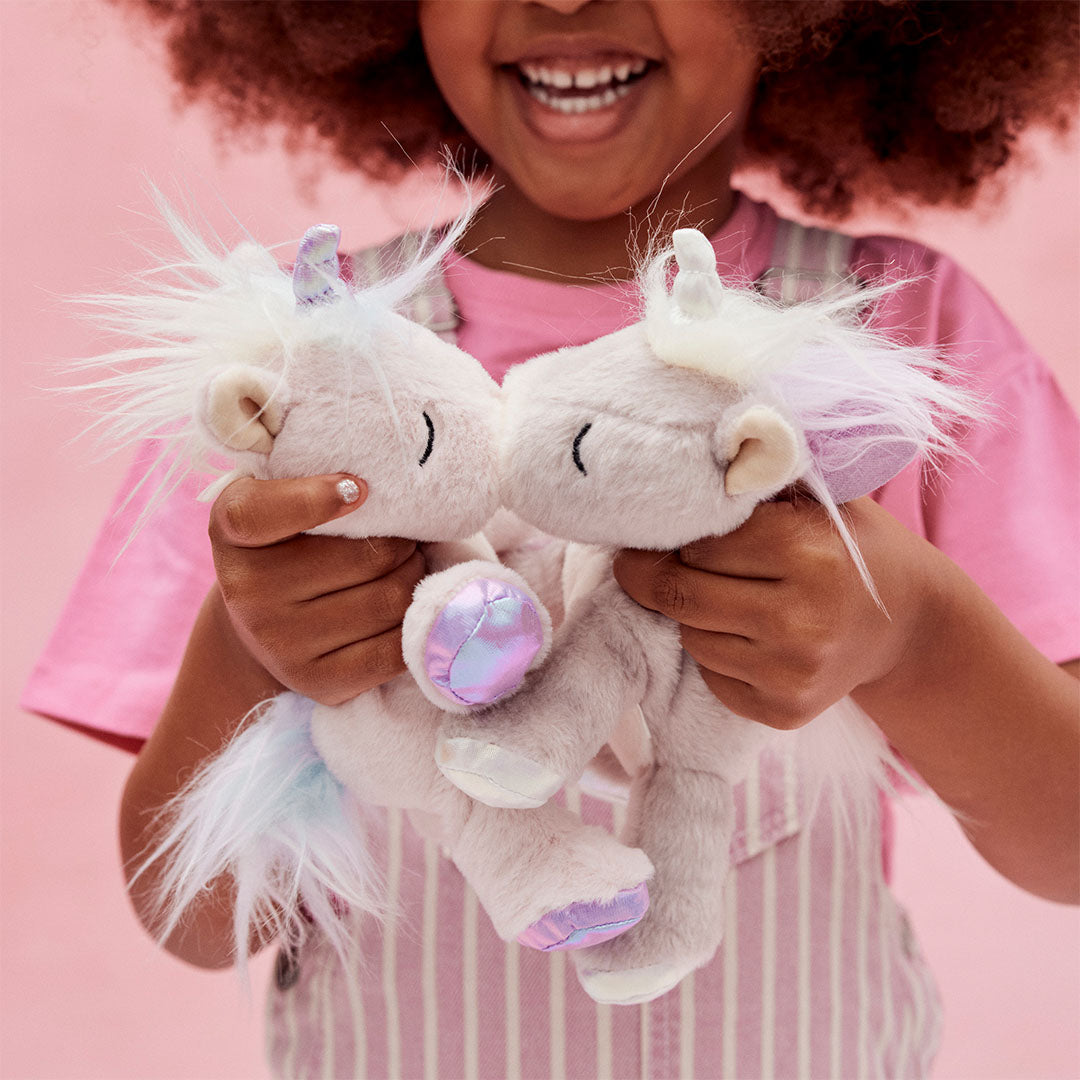 olli ella knuffeleenhoorn binky baby unicorn - glitter - 16 cm | OEKANI-UNI-LI-P | 1