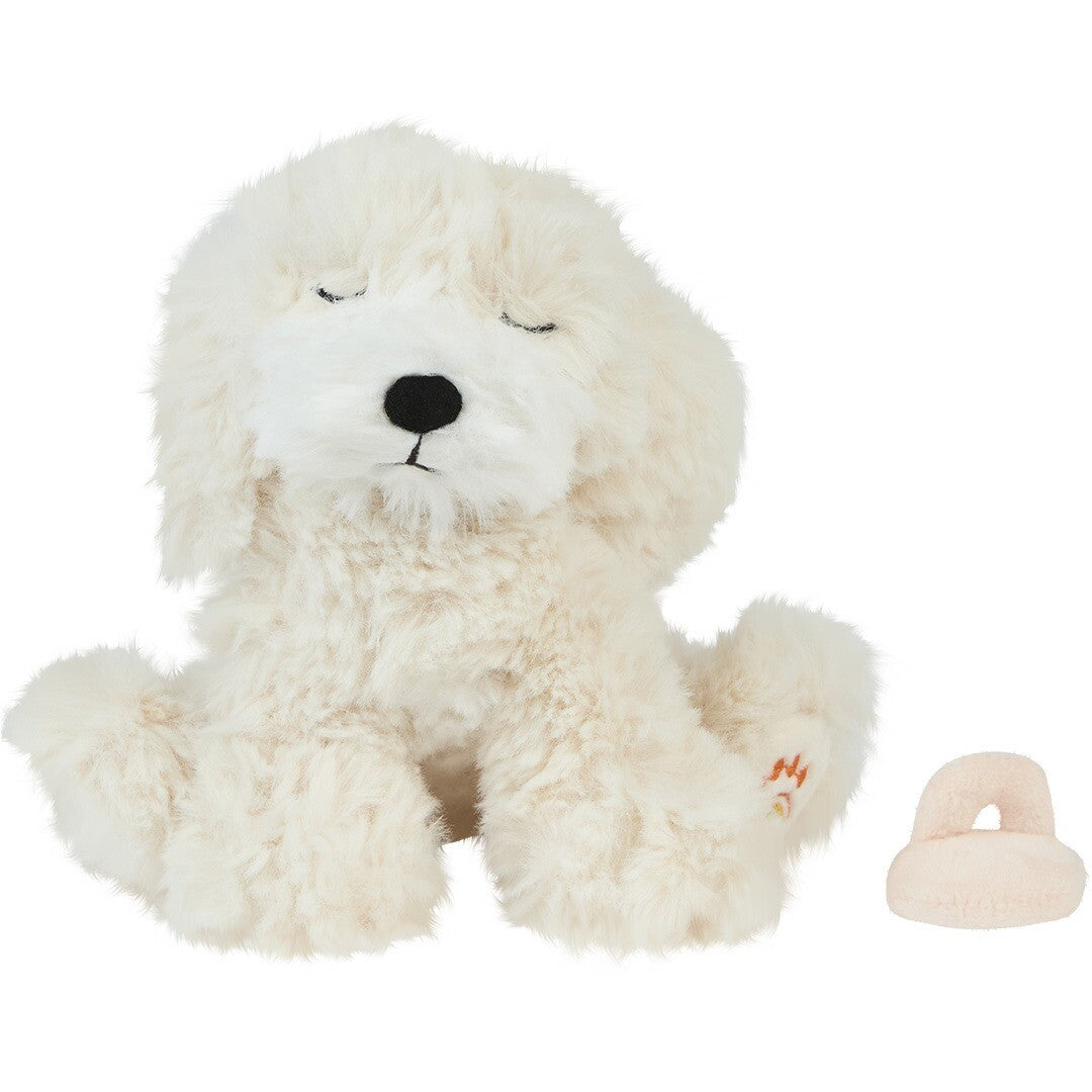 olli ella knuffelhond dinkum puppy belle - cream - 17 cm | OEKDIN-DIN-CR-P | 3