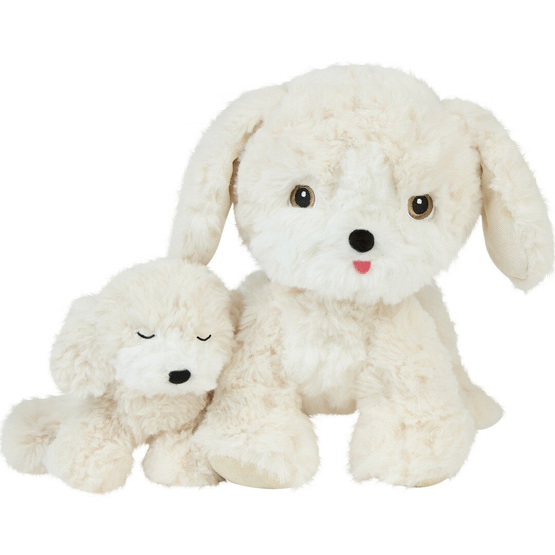 olli ella knuffelhond dinkum puppy belle - cream - 17 cm | OEKDIN-DIN-CR-P | 4