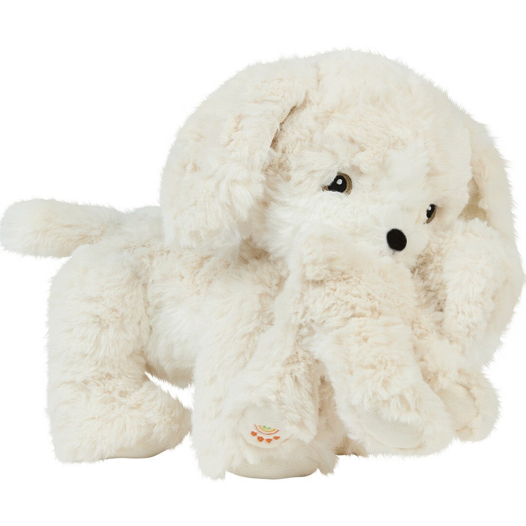 olli ella knuffelhond dinkum puppy belle - cream - 17 cm | OEKDIN-DIN-CR-P | 5