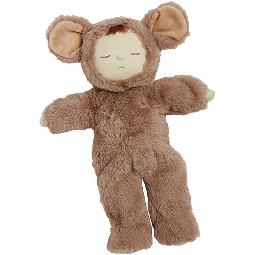 olli ella lappenpop cozy dinkum doll - mousy pickle - 32 cm  | OEKTOY-CDD-MO-O | 0