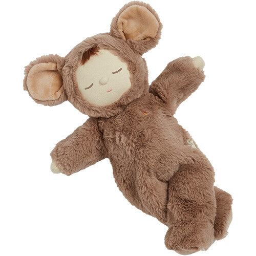 olli ella lappenpop cozy dinkum doll - mousy pickle - 32 cm  | OEKTOY-CDD-MO-O | 6