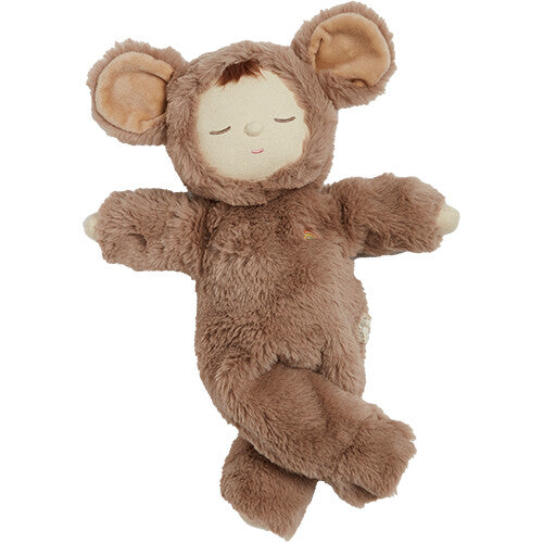 olli ella lappenpop cozy dinkum doll - mousy pickle - 32 cm  | OEKTOY-CDD-MO-O | 7