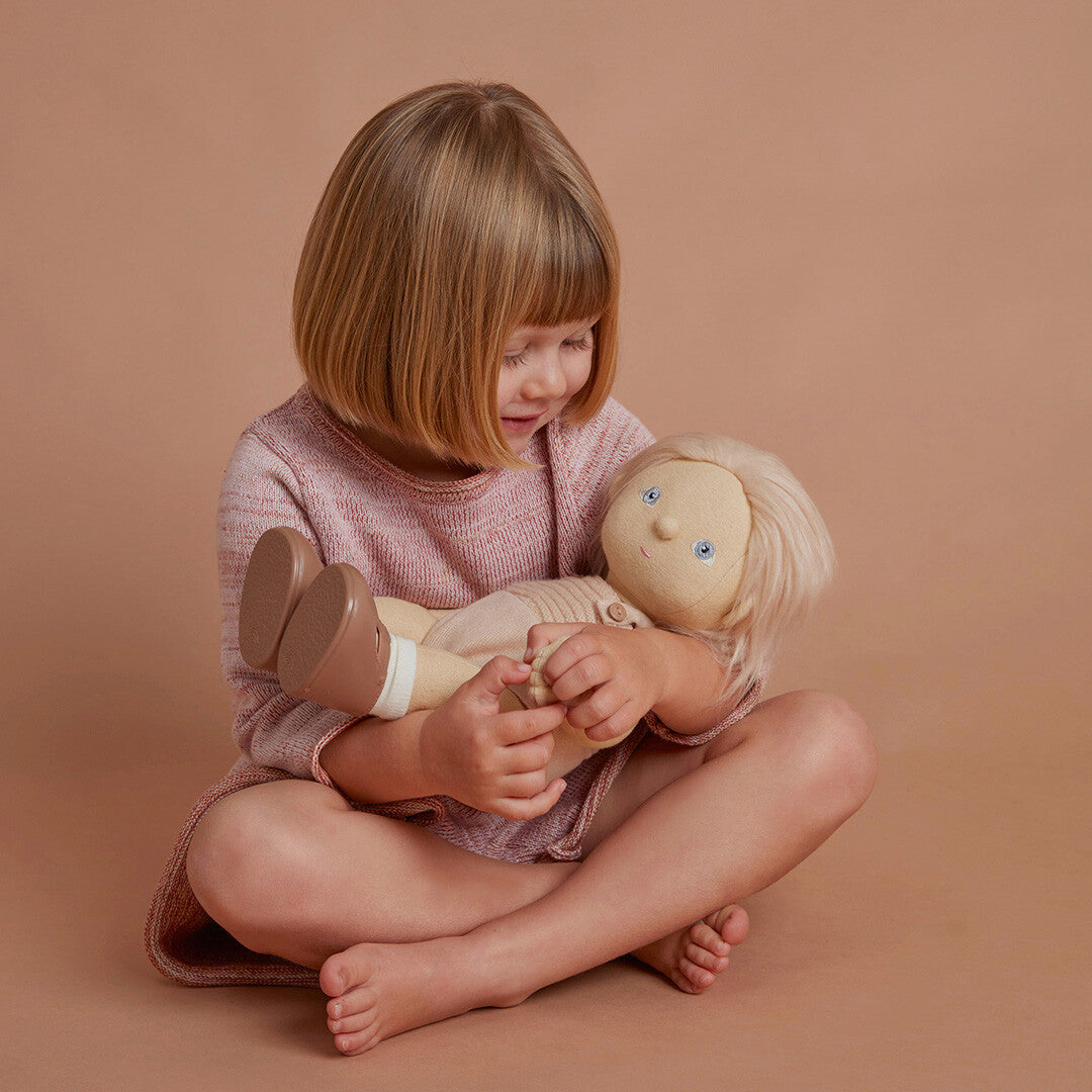 olli ella lappenpop dinkum doll - petal - 35 cm | OEKTOY-DKD-PT-O  | 1