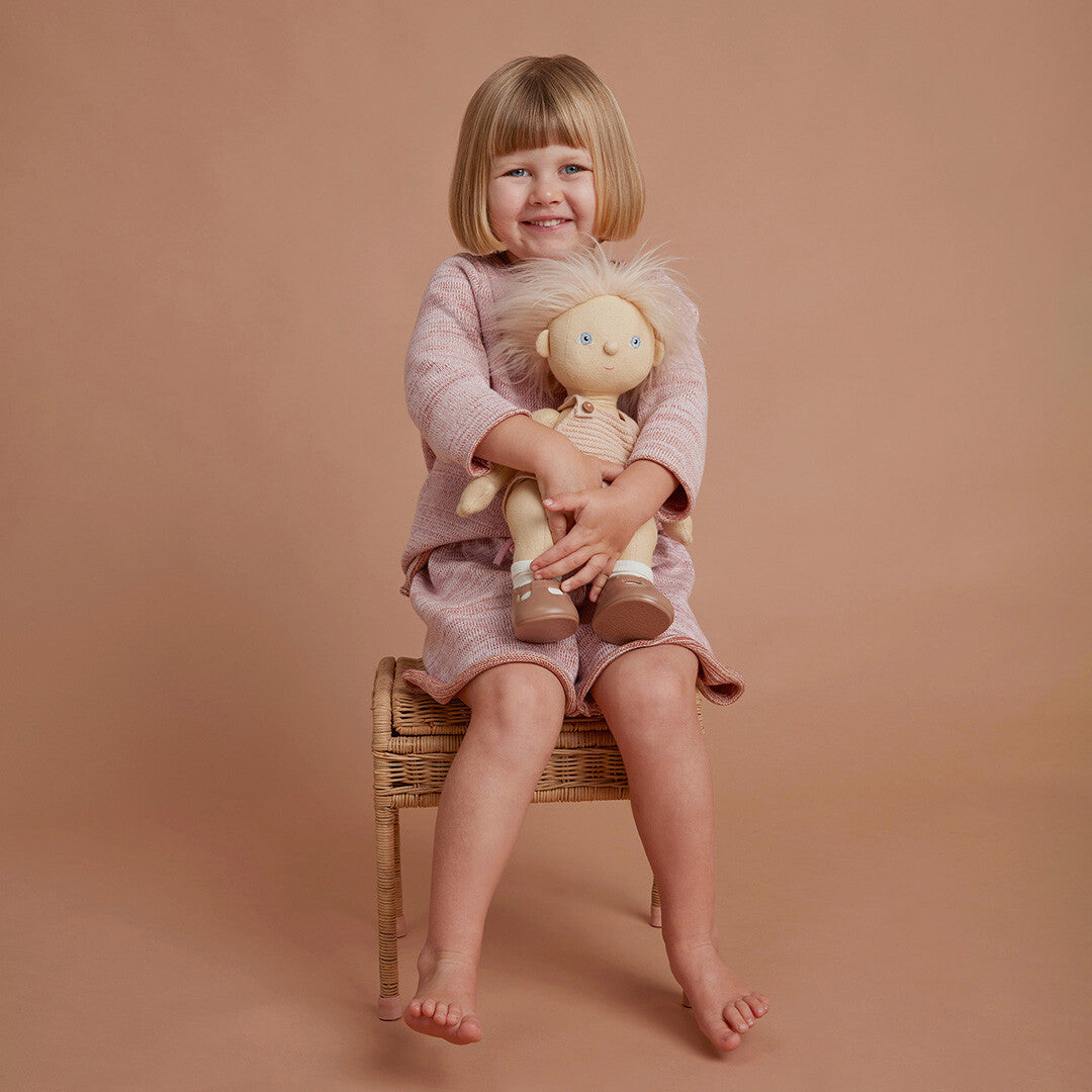olli ella lappenpop dinkum doll - petal - 35 cm | OEKTOY-DKD-PT-O  | 2