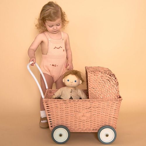 olli ella lappenpop dinkum doll - poppet - 35 cm   | OEKTOY-DKD-po-o | 1