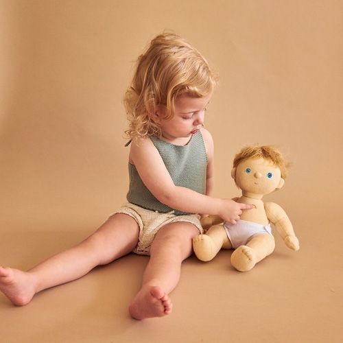 olli ella lappenpop dinkum doll - poppet - 35 cm   | OEKTOY-DKD-po-o | 2