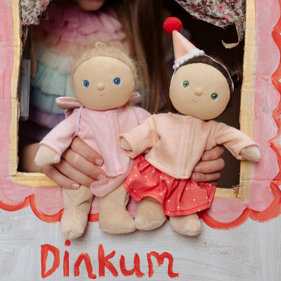 olli ella lappenpop dinky dinkum doll - dress me - sophie - 22 cm | OETDDA-DRE-TW-P | 5