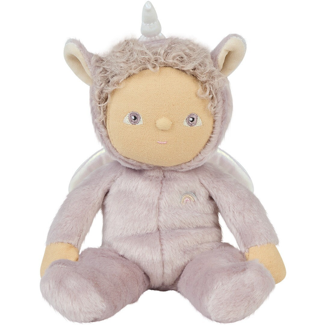olli ella lappenpop dinky dinkum doll - uma unicorn - 22 cm | OETDDA-DIN-UM-O | 0