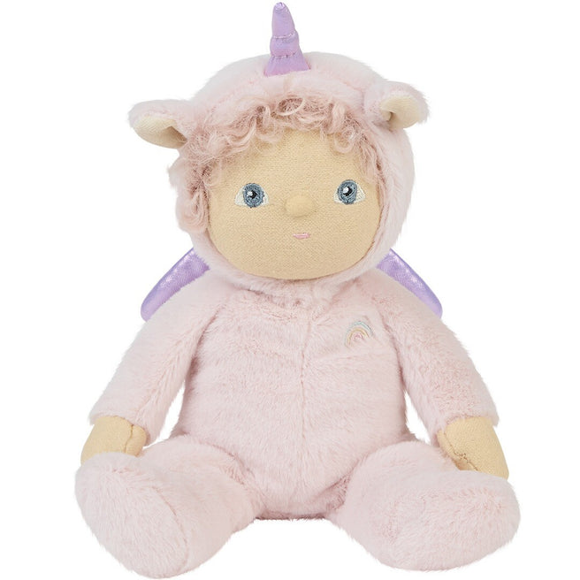 olli ella lappenpop dinky dinkum doll - una unicorn - 22 cm | OETDDA-DIN-UN-O | 0