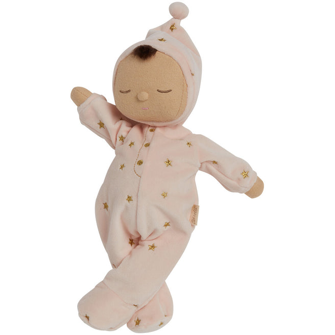 olli ella lappenpop dozy dinkum doll met muziek - luna - 32 cm | OEKTOY-LDZ-LU-O | 0