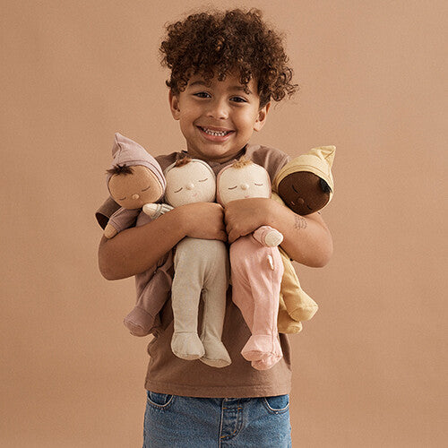 olli ella lappenpop dozy dinkum doll - moppet - 32 cm | OEKTOY-DDZ-MOP-O | 7