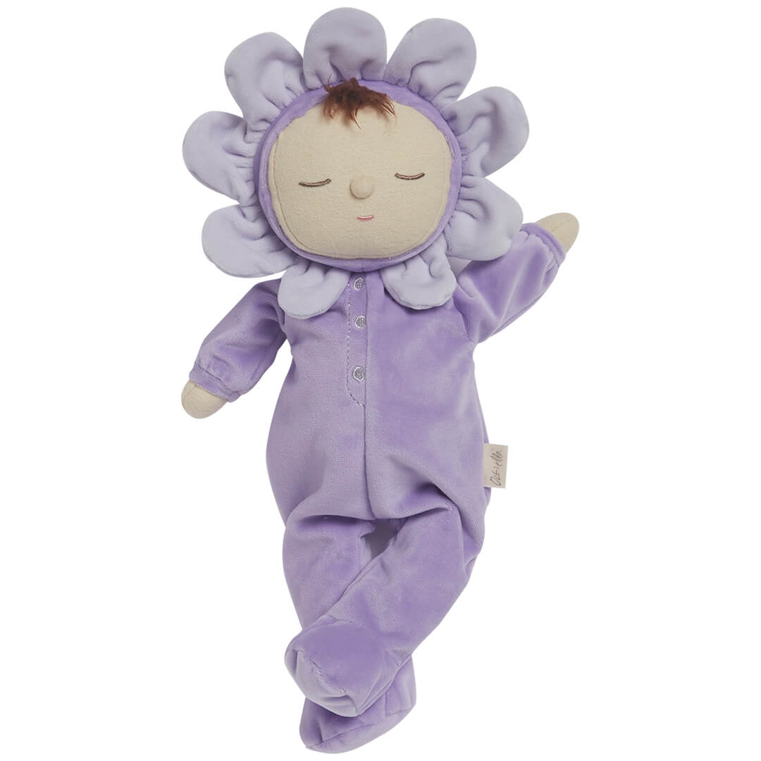 olli ella lappenpop dozy dinkum doll - pickle - lavender - 32 cm | OETDOZ-DOZ-LA-O | 0