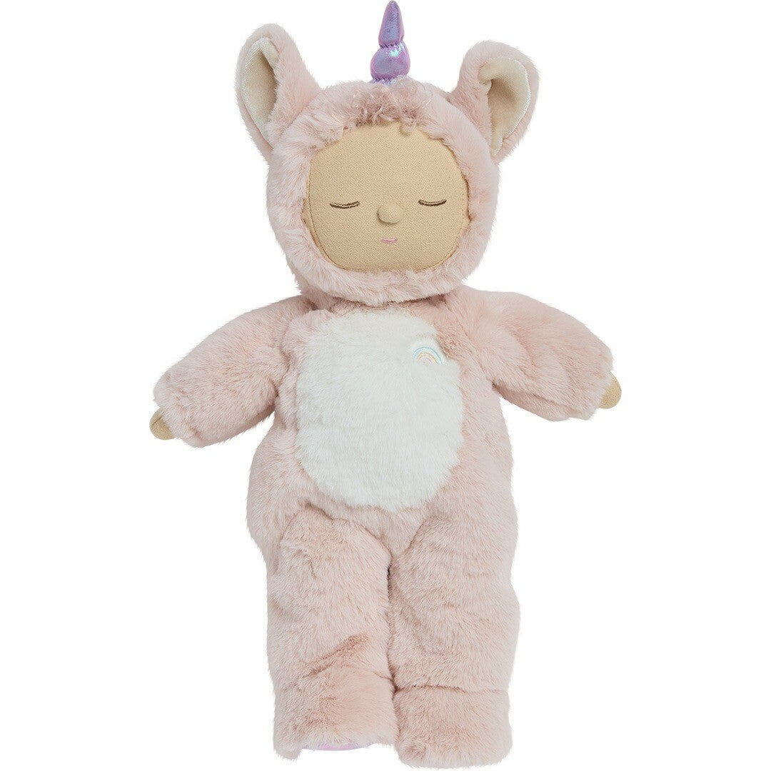 olli ella lappenpop eenhoorn cozy dinkum doll - sugarpie - 32 cm | OEKCOZ-COZ-PI-O | 0