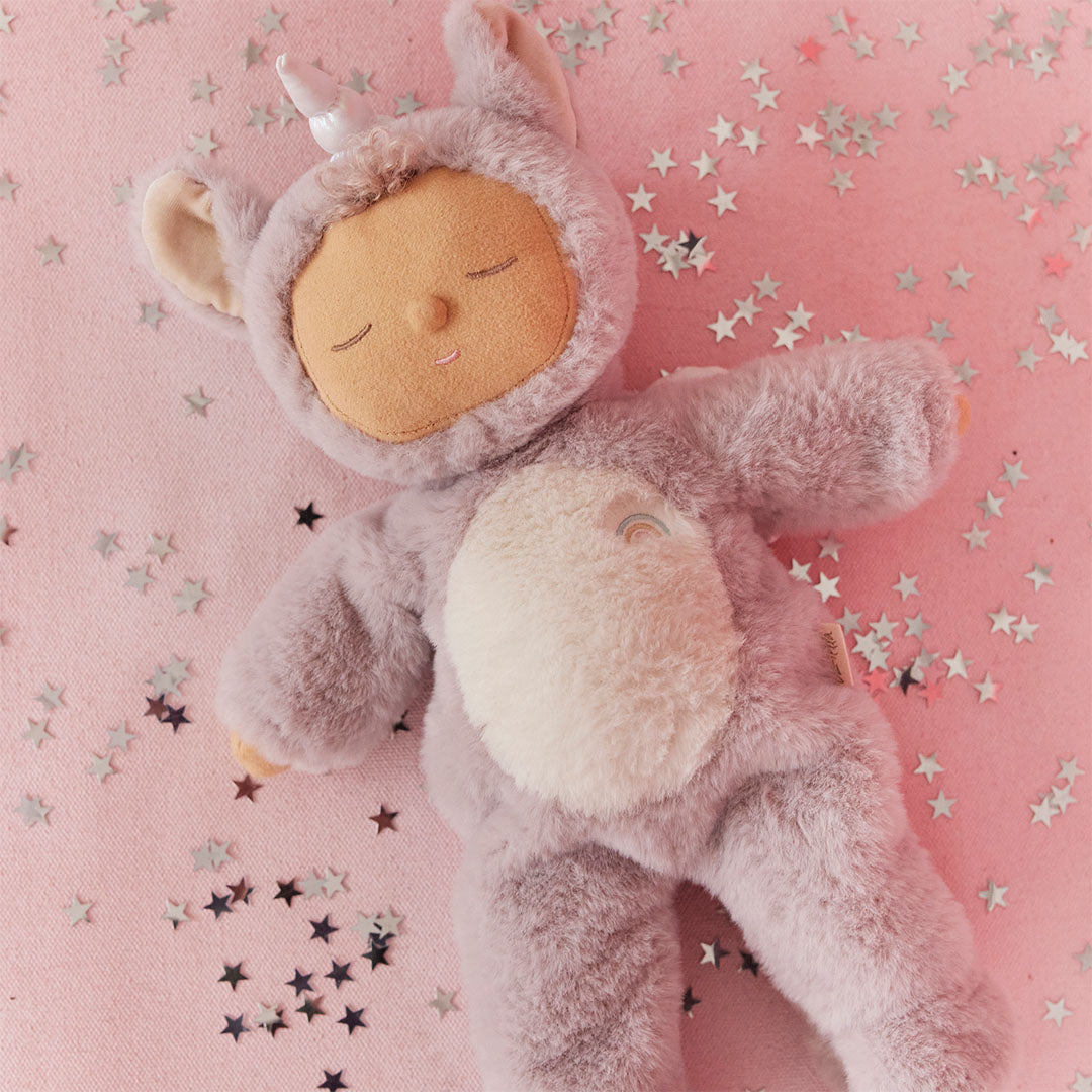 olli ella lappenpop eenhoorn cozy dinkum doll - sweetpea - 32 cm | OEKCOZ-COZ-LI-O | 2