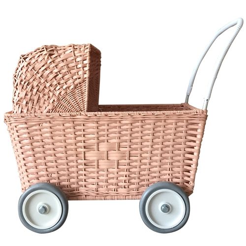 olli ella poppenwagen strolley - rose | OEKTOY-STR-RO-O | 0