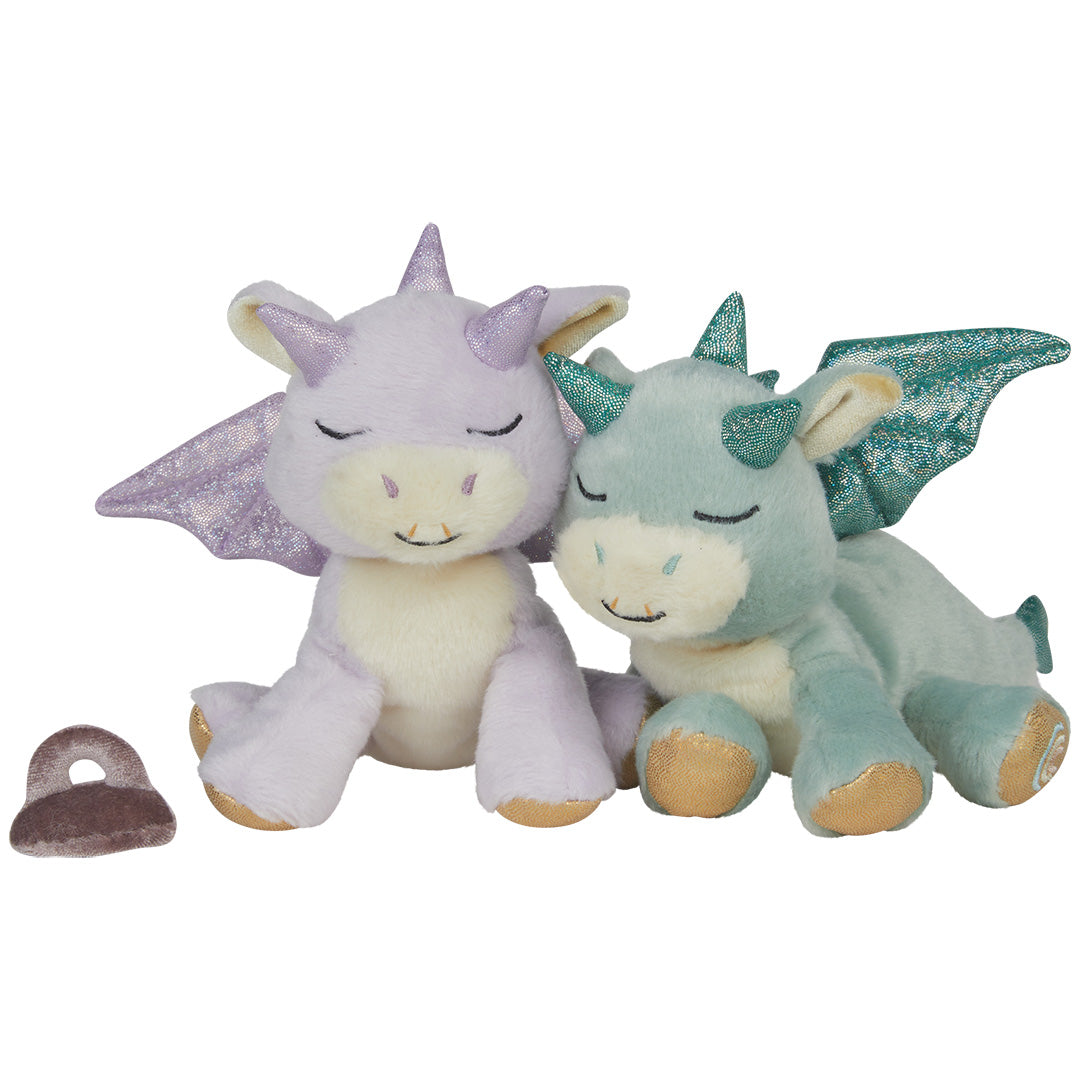 olli ella knuffeldraak binky dragon - misty lavender - 23 cm | OETANI-BIN-LI-O | 2