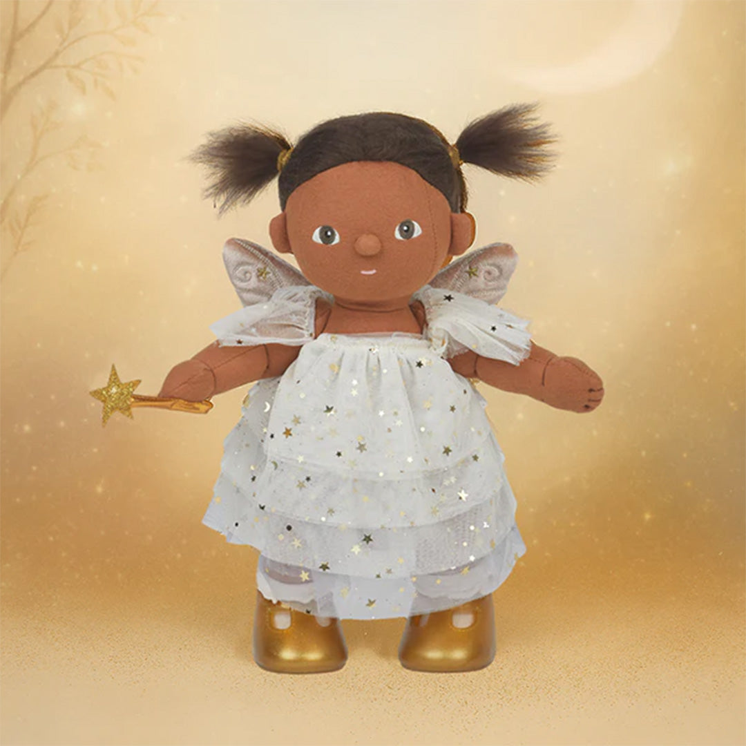 olli ella poupée de chiffon dream dinkum doll - fairy freya pearl - 35 cm