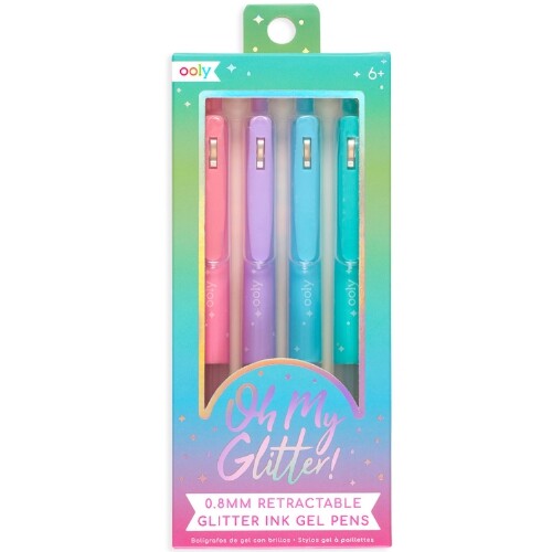 ooly gelbalpennen glitter - 4st | 02.132-130 | 0